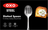 STEEL Slotted Cooking Spoon
