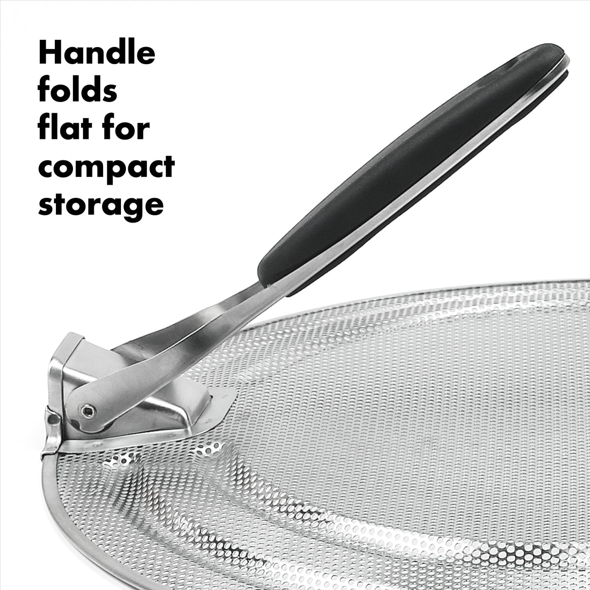 Splatter Screen with Folding Handle