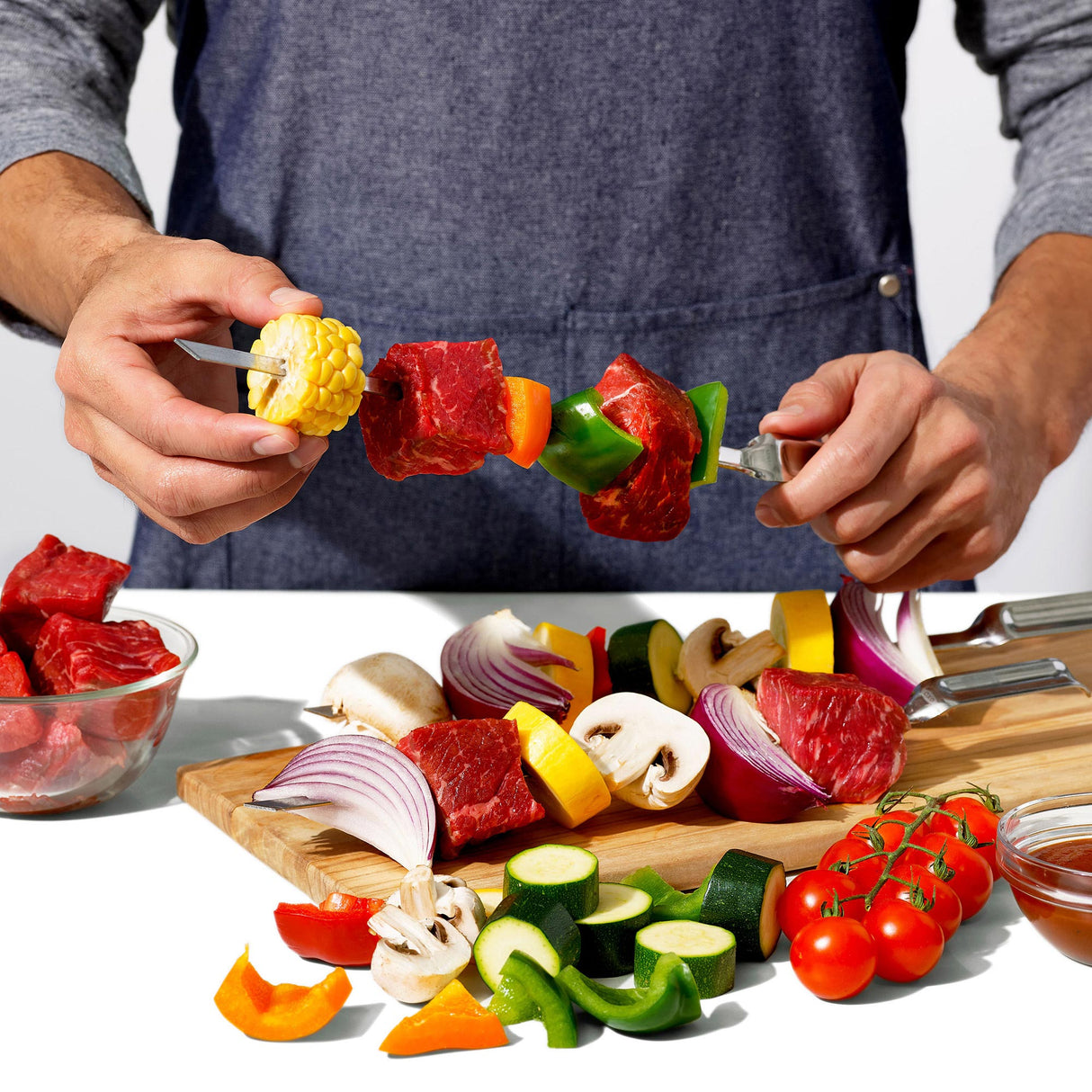 6-Piece Grilling Skewer Set