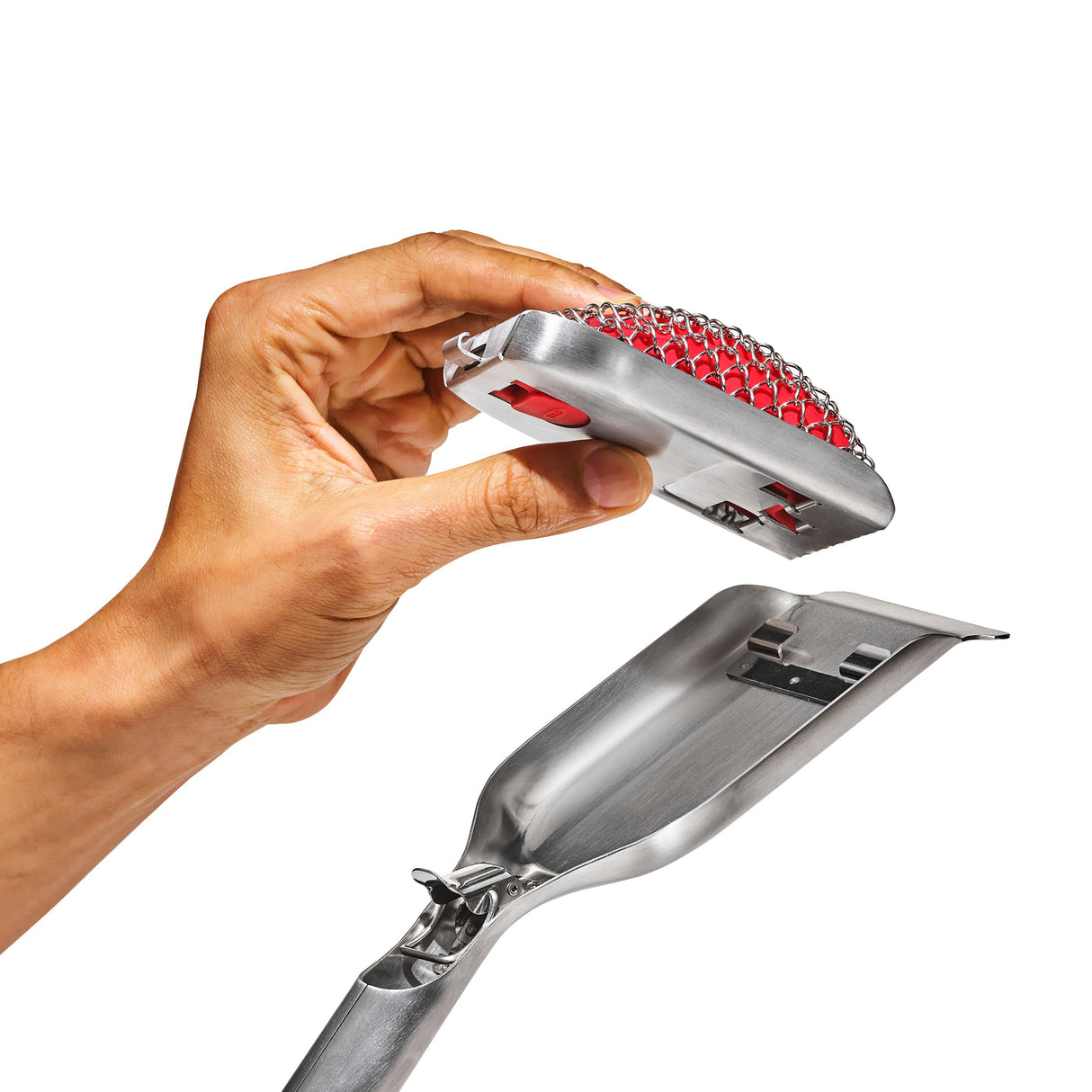 Hot Clean Grill Brush with Replacement Head