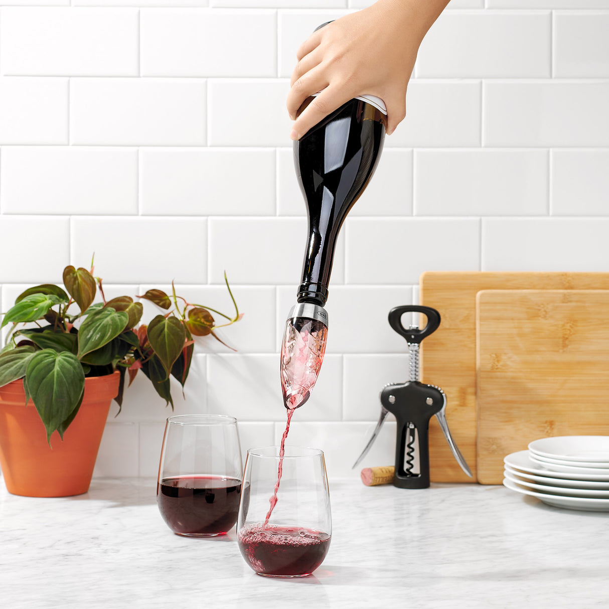Winged Corkscrew with Bottle Opener