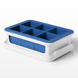 Covered Silicone Ice Cube Tray - Large Cubes