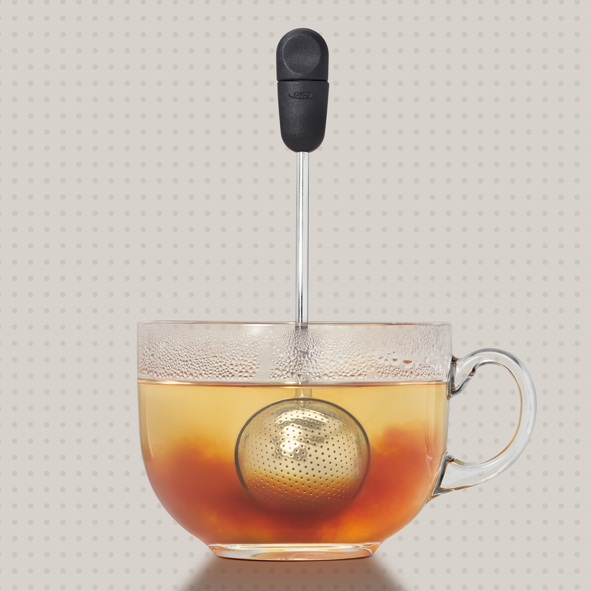Twisting Tea Ball