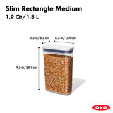 POP 2.0 Slim Rectangle, Medium