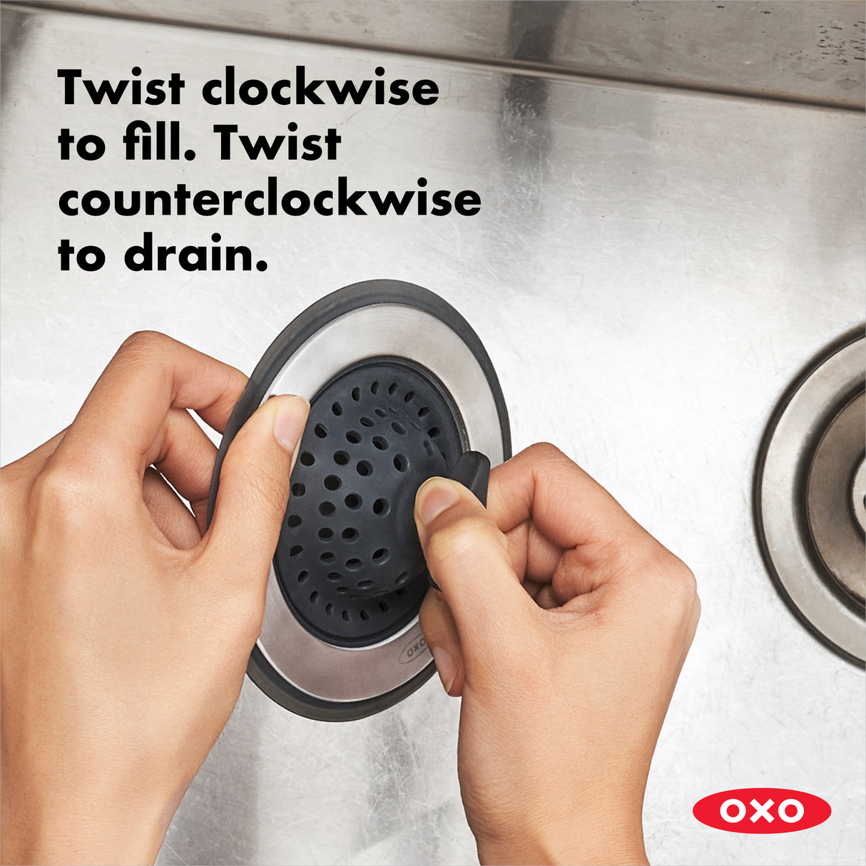 2-in-1 Sink Strainer & Stopper