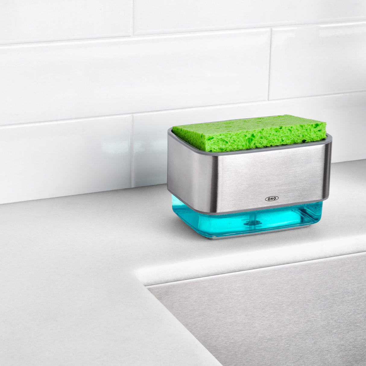 Soap Dispensing Sponge Holder