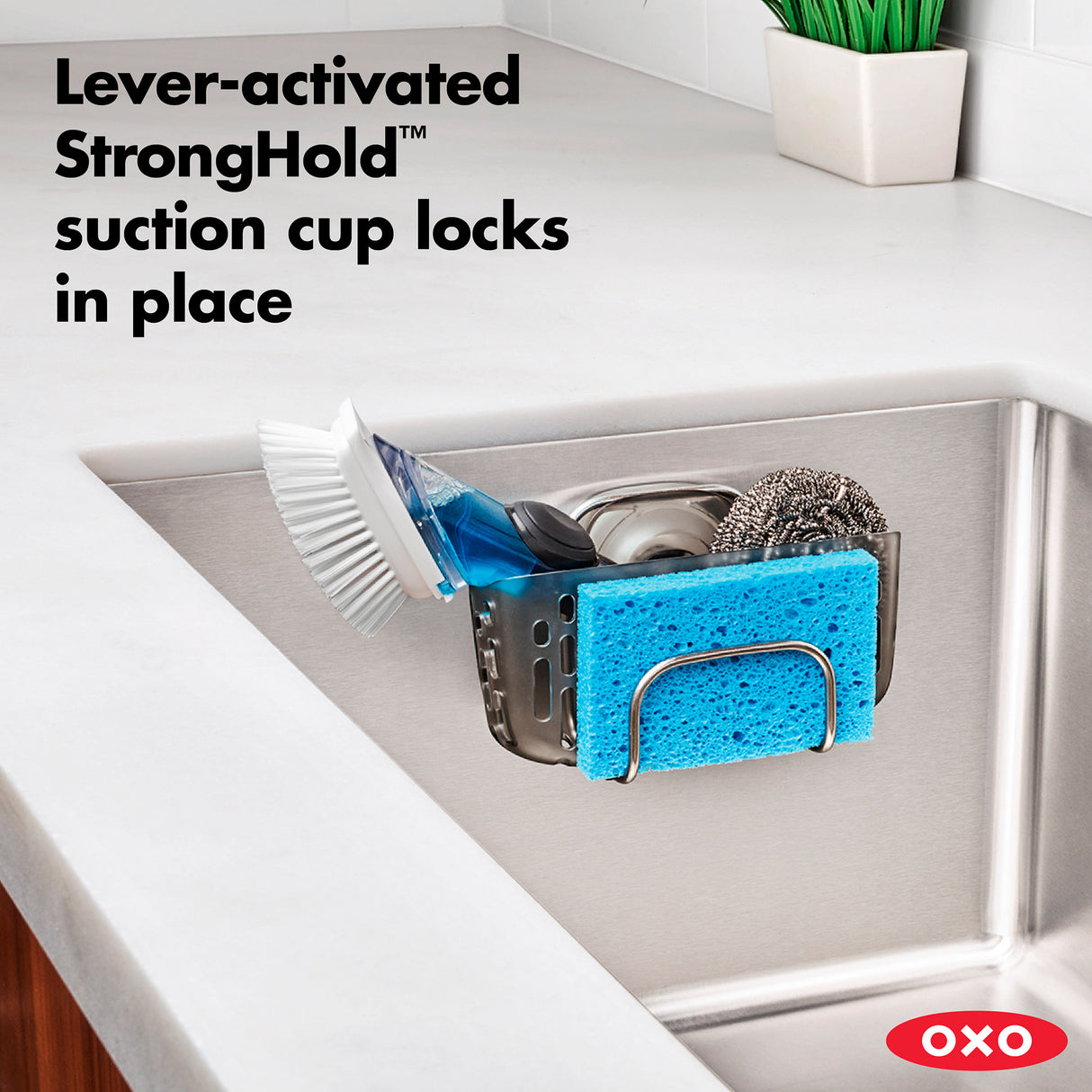 StrongHold™ Suction Sink Caddy