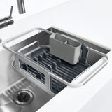 Over-the-Sink Aluminium Dish Rack