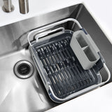 Over-the-Sink Aluminium Dish Rack