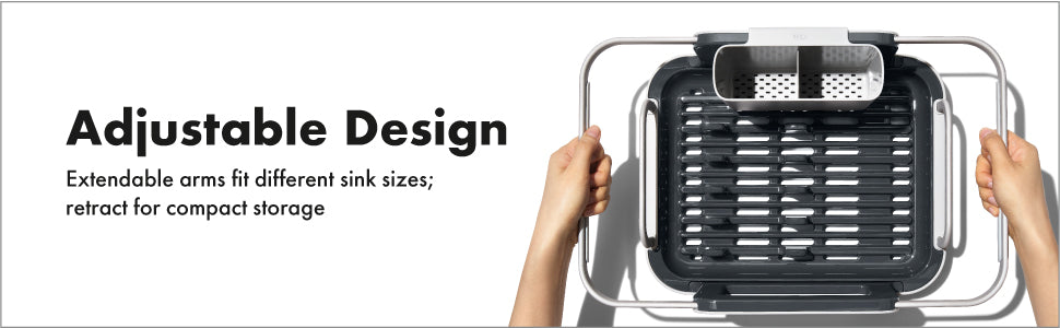 Over-the-Sink Aluminium Dish Rack