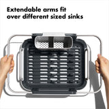 Over-the-Sink Aluminium Dish Rack