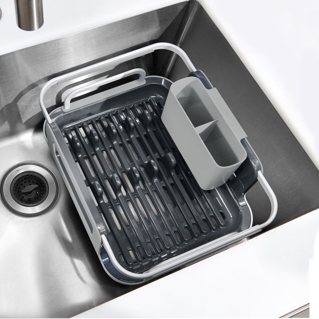Over-the-Sink Aluminium Dish Rack