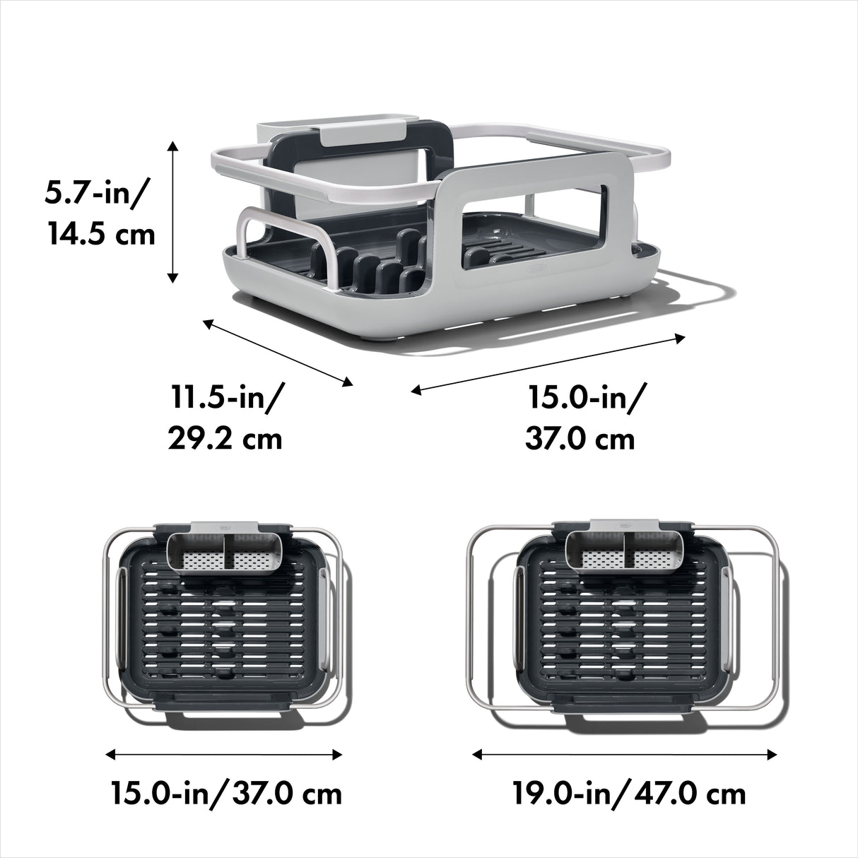 Over-the-Sink Aluminium Dish Rack
