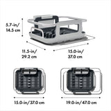 Over-the-Sink Aluminium Dish Rack