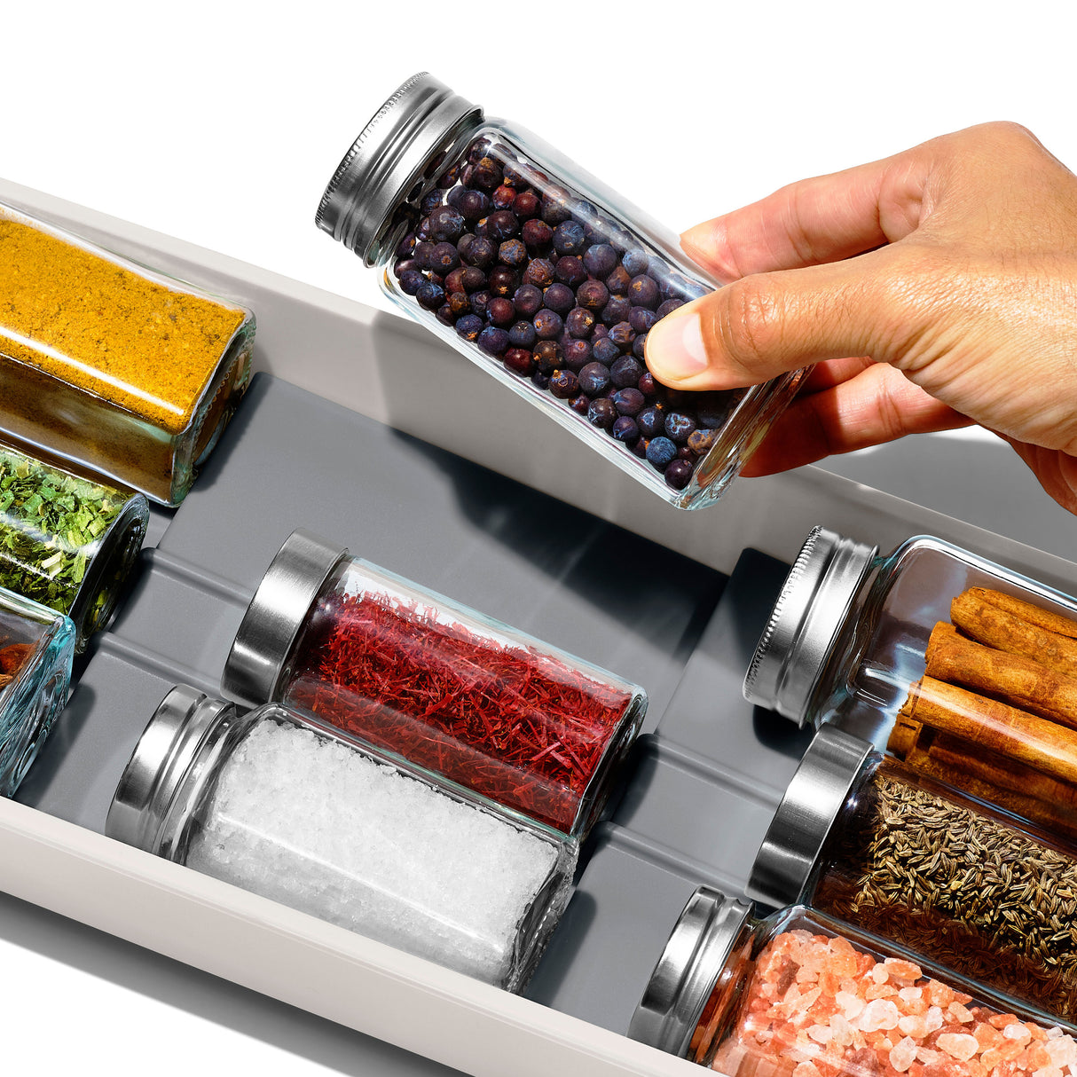 Compact Spice Drawer Organiser