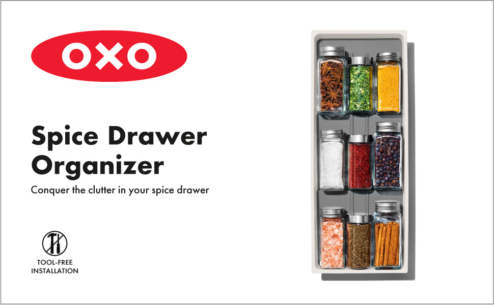 Compact Spice Drawer Organiser
