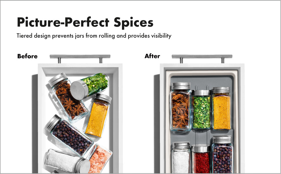 Compact Spice Drawer Organiser