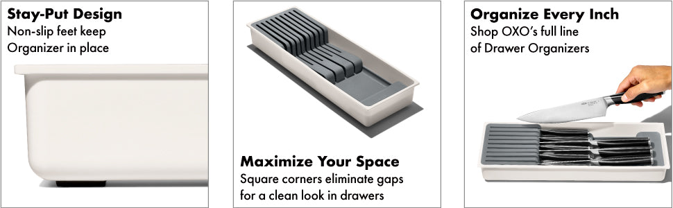 Compact Knife Drawer Organiser