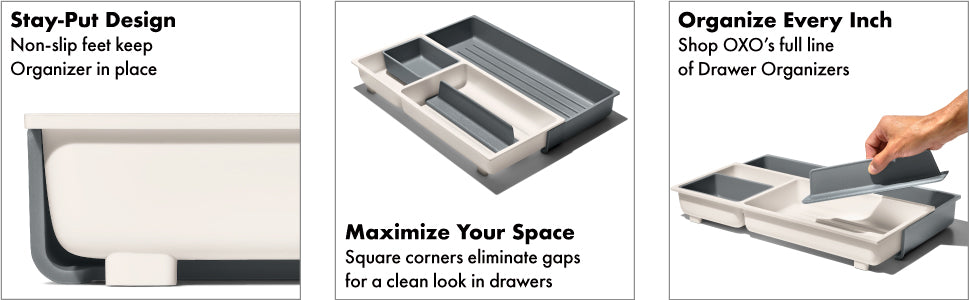 Expandable Kitchen Tool Drawer Organiser