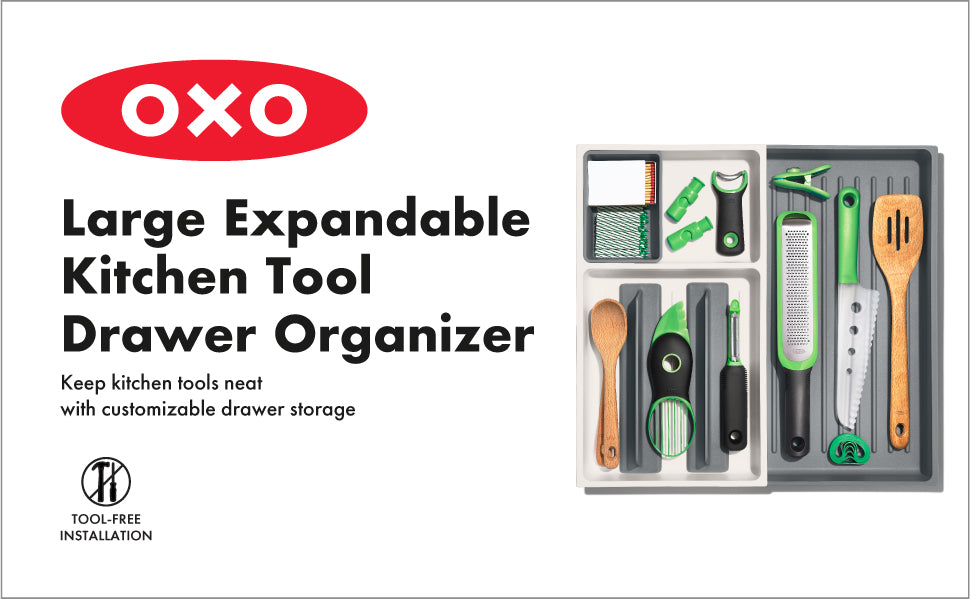 Large Expandable Kitchen Tool Drawer Organiser