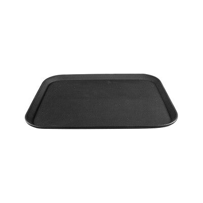 Trenton Black Plastic Non-Slip Serving Tray (Multi-Shape & Multi-Size)