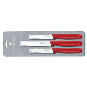 5.1111.3 - 3 Piece Paring Knife Set, 12cm - Red