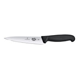 Victorinox Fibrox Cooks Carving Knife, Straight Edge 15cm - Black