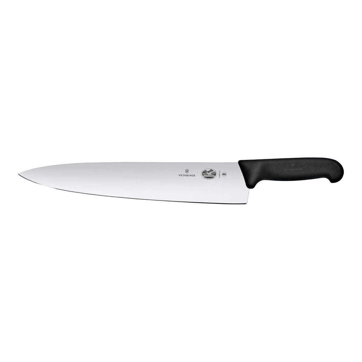 Victorinox Fibrox Cooks Carving Knife, Straight Edge 31cm - Black