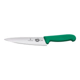 Victorinox Fibrox Cooks Carving Knife, Straight Edge 25cm - Green