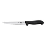 Victorinox Fibrox Filleting Knife, Flexible 16cm - Black