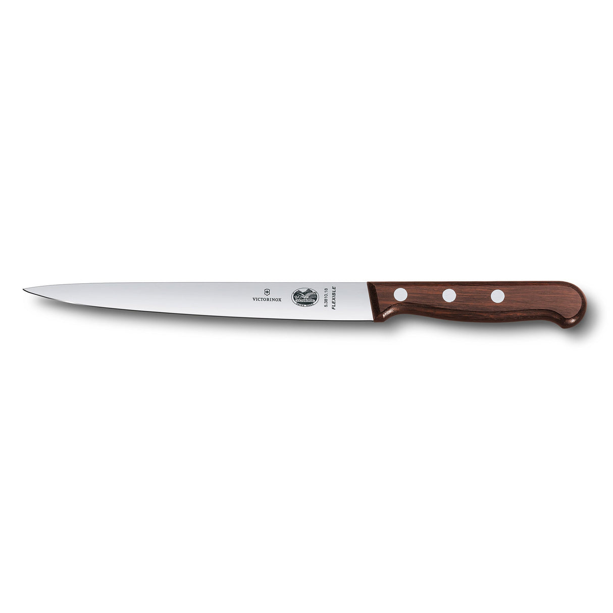 Victorinox Filleting Knife, Narrow Extra Flexible 18cm - Wood
