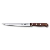 Victorinox Filleting Knife, Narrow Extra Flexible 18cm - Wood