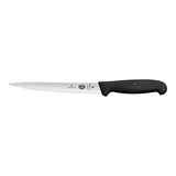 Victorinox Fibrox Filleting Knife, Extra Flexible 18cm - Black
