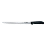 Salmon Knife, Flexible Fluted  30cm - Black