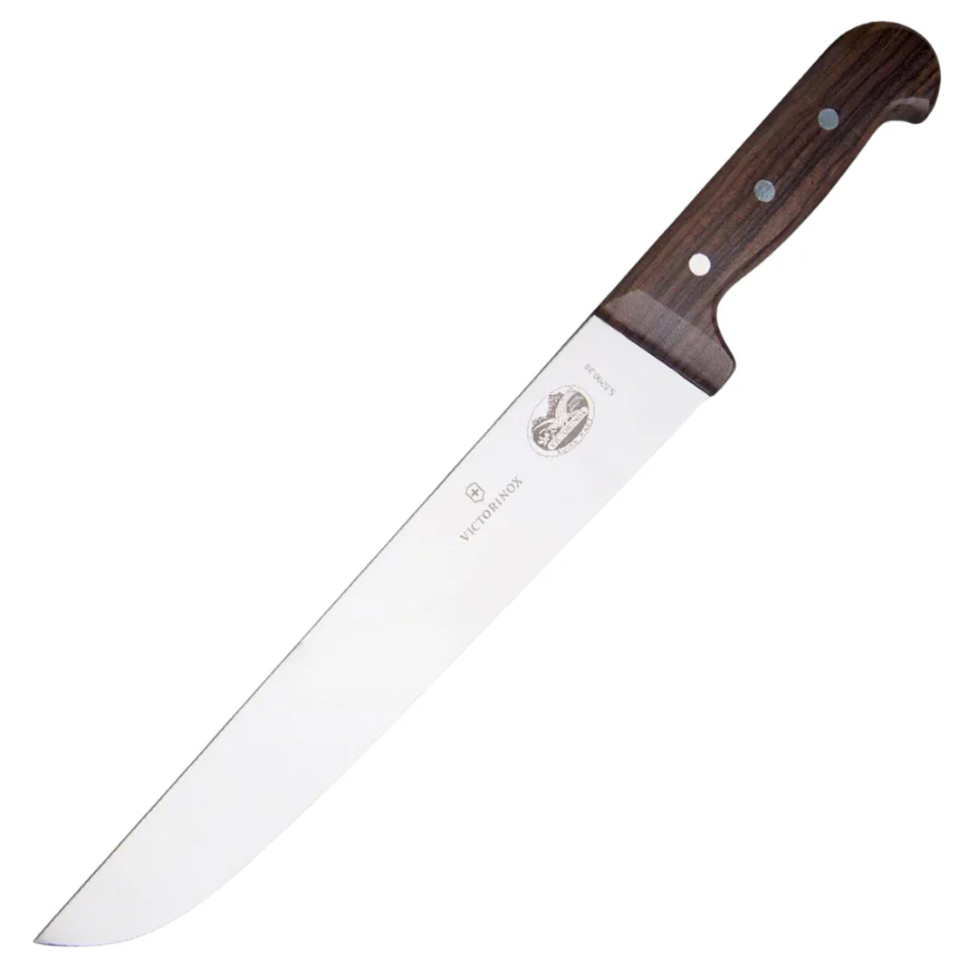 Butchers Knife, Straight Edge 26cm - Wood