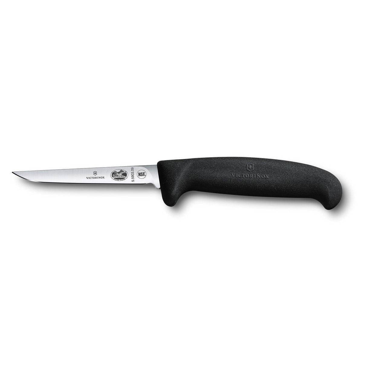 Victorinox Fibrox Poultry Knife, Small Handle Extra Narrow 11cm - Black