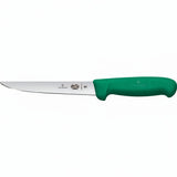 Victorinox Fibrox Boning Knife, Straight Wide 15cm - Green