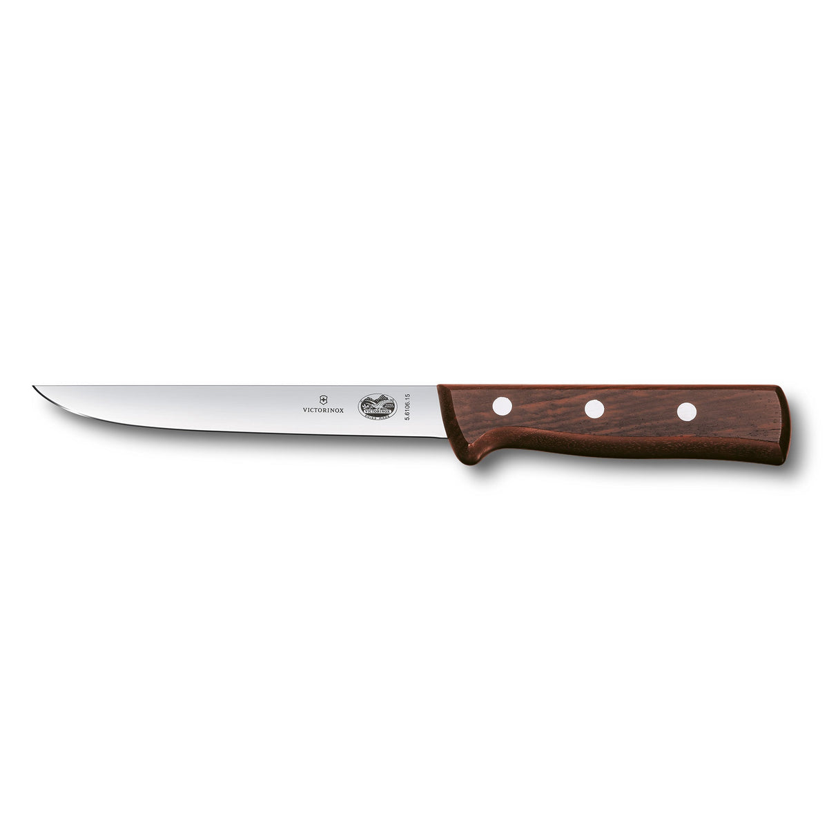 Victorinox Boning Knife American Handle, Narrow Straight 15cm - Wood