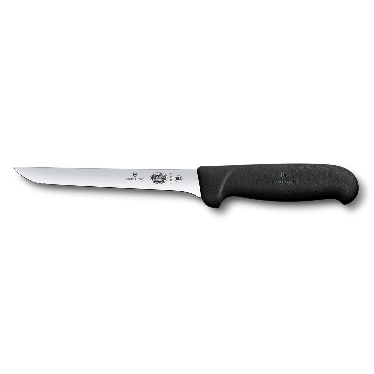 Victorinox Fibrox Boning Knife, Narrow 12cm - Black