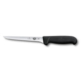 Victorinox Fibrox Boning Knife, Extra Narrow Flexible 15cm - Black