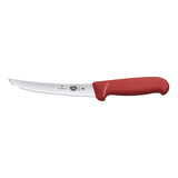 Victorinox Fibrox Boning Knife, Curved Wide 15cm - Red