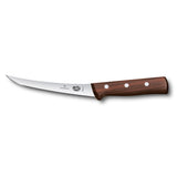 Victorinox Boning Knife American Handle, Narrow Curved 12cm - Wood