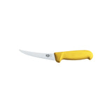 Victorinox Fibrox Boning Knife, Curved Narrow 12cm - Yellow