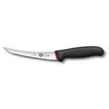 Victorinox Fibrox Boning Knife, Curved Flexible Narrow Blade 15cm - Dual Grip