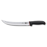 Victorinox Fibrox Slaughter Knife, Curved Narrow Blade 20cm - Dual Grip