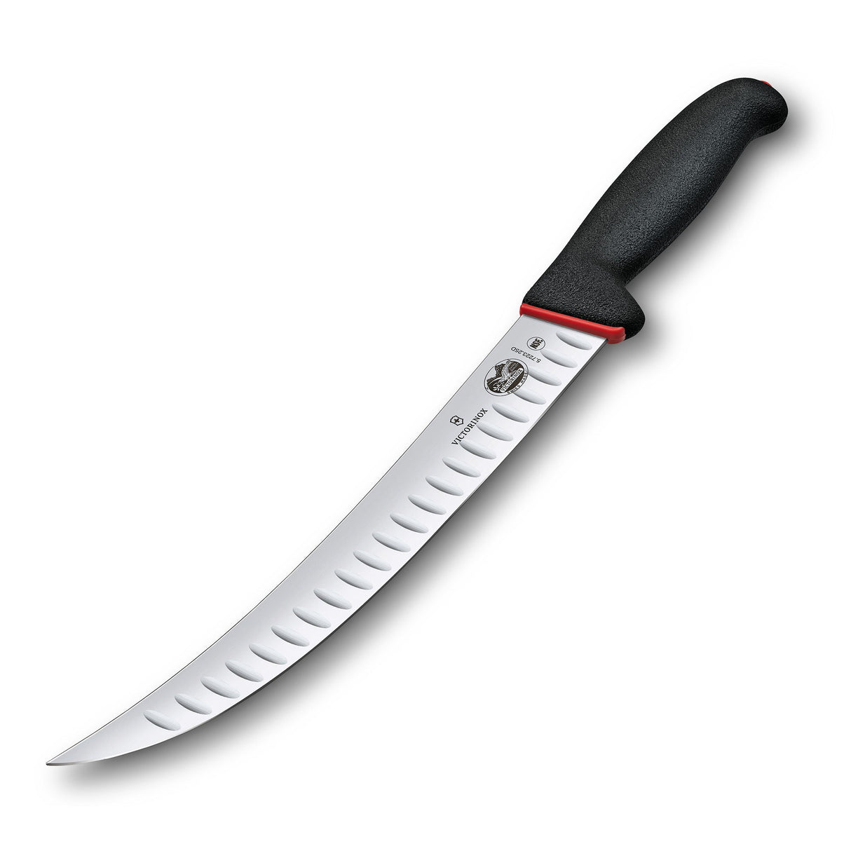 Victorinox Fibrox Slaughter Knife, Curved Narrow Blade 25cm - Dual Grip