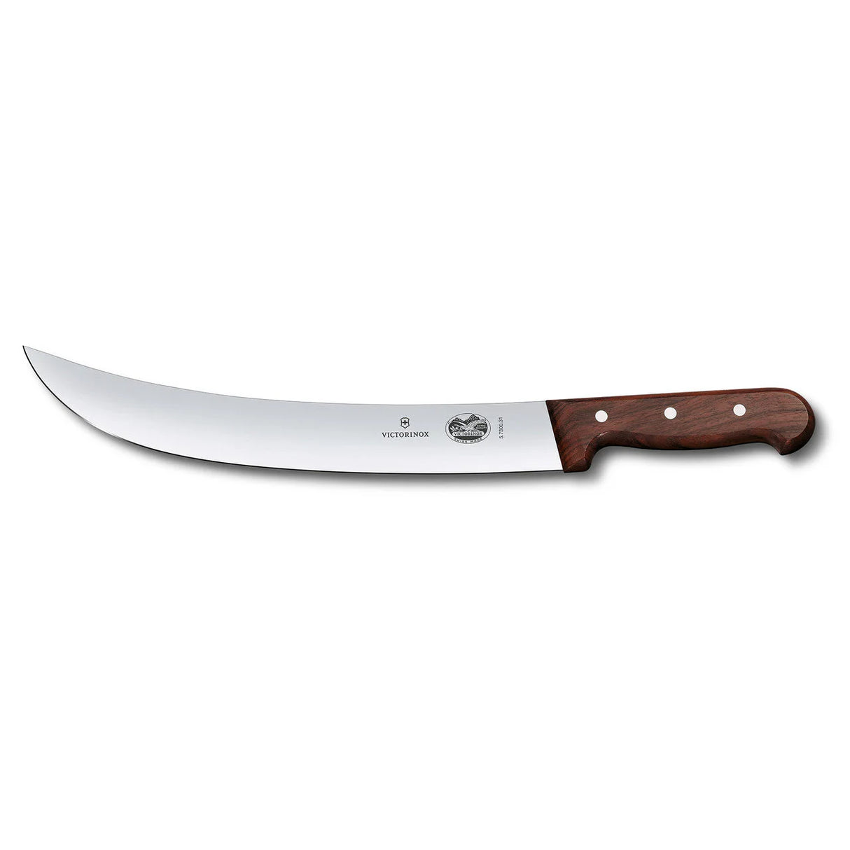 Cimeter Knife, Curved Narrow 25cm - Wood