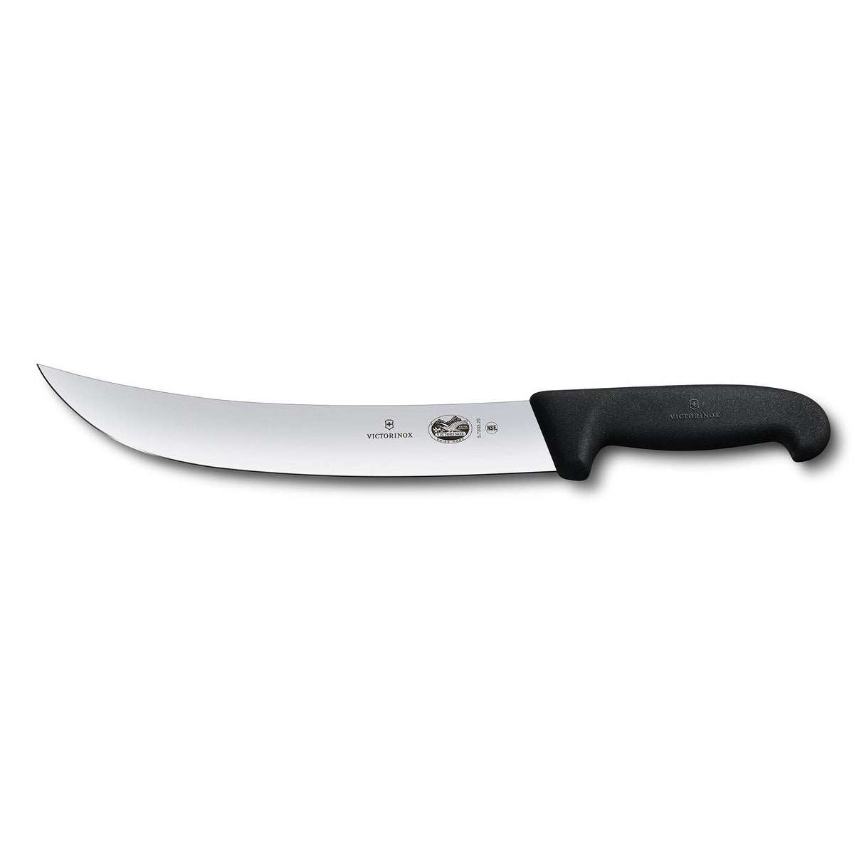 Victorinox Fibrox Cimeter Knife, Curved 25cm - Black