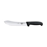 Victorinox Fibrox Butchers Knife, Wide Tip 20cm - Black