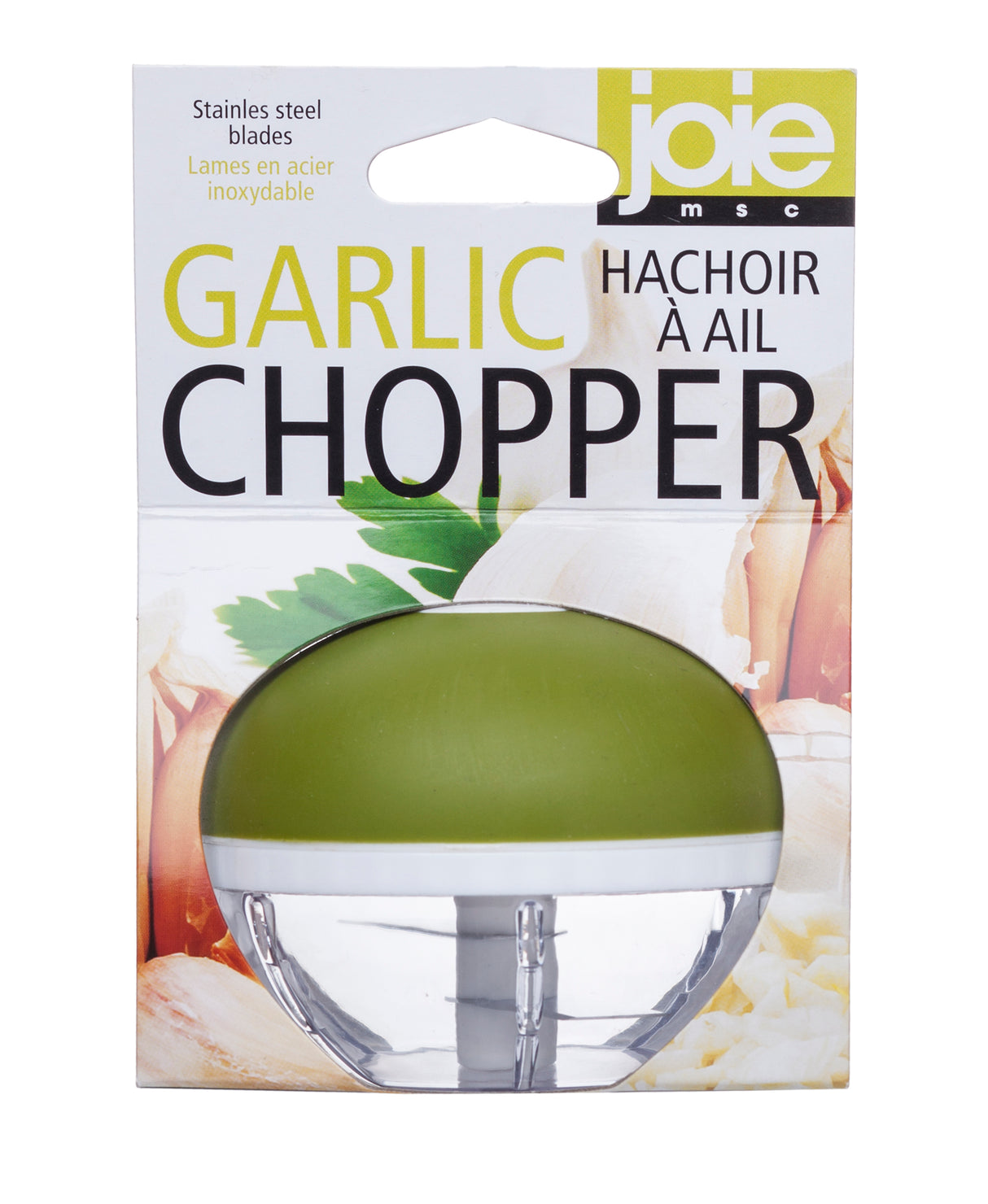 50086 - Garlic Chopper, 8x8x6.5cm - ABS/AS/PP/TPE/POM/S.S.